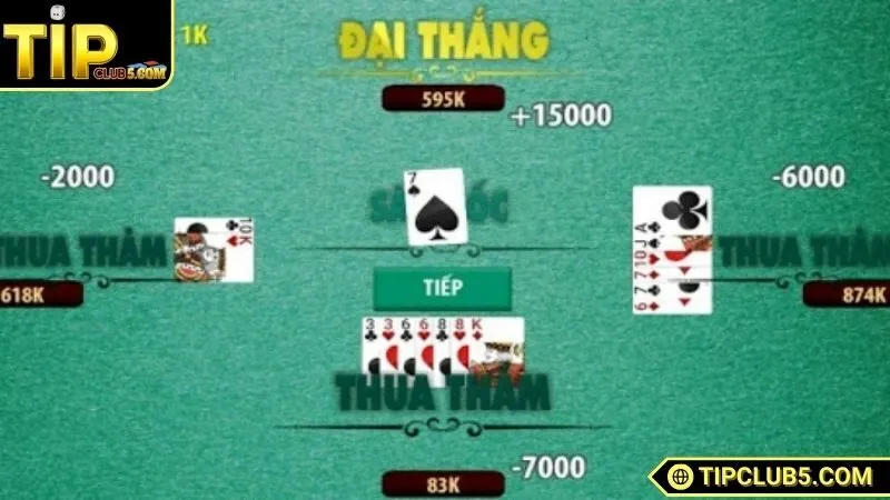 Luật chơi cơ bản trong Sâm TIPCLUB